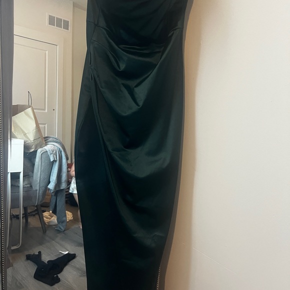 Windsor Dresses & Skirts - Windsor Dark Green Strapless Dress